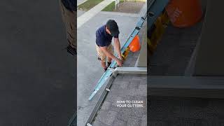 How to Clean your Exterior Gutters Fall Maintenance Series [upl. by Anemix824]