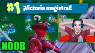 MI PRIMERA VICTORIA MAGISTRAL DE FORTNITE EN 50 VS 50 CON EL NUEVO SKIN  TheDonato [upl. by Assertal]