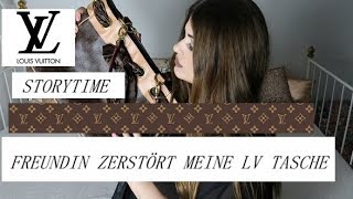 FREUNDIN zerstört meine LOUIS VUITTON TASCHE STORYTIME [upl. by Hairym]