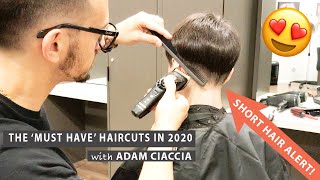 Balancing Short Hair DONT just cut it all off on Episode 76 of HairTube© with Adam Ciaccia [upl. by Airamak]