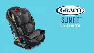 Graco SlimFit 3 in 1 Convertible Car Seat  Infant to Toddler Car Seat Saves Space [upl. by Clementi188]