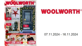 Woolworth Prospekt DE  vom 0711 bis 16112024 [upl. by Eniamaj]