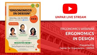 ERGONOMICS WEBINAR  quotErgonomics in Designquot [upl. by Nomahs]