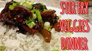 Easy and quick stir fry vegetables dinner  Sasha’s Homemade Cooking [upl. by Waring]