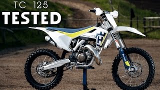 MOTOCROSS TESTED 2017 Husqvarna TC 125 [upl. by Pillihp]