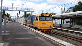 Trains around Corinda Wacol carseldine Sherwood stations [upl. by Solomon]