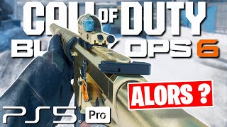 Black Ops 6 sur PS5 Pro ça donne quoi [upl. by Annaesor]