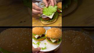 McDonald’s style Crispy Veggie Burger at home  McAloo Tikki Burger recipe  Easy Veg Burger recipe [upl. by Eilyk]