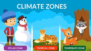 Climate Zones of the Earth  Weather and Climate  Types of Climate Zones [upl. by Gamages710]