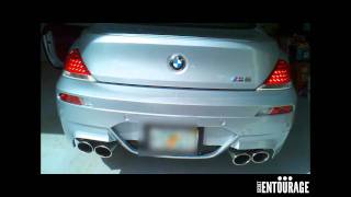 Secret Entourage BMW M6 Meisterschaft GT2 Exhaust [upl. by Bearce]