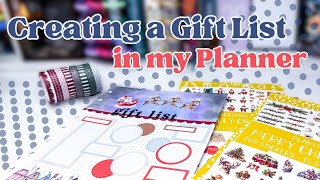 How to Make a Holiday Gift List for Your Planner 2024  Planything Christmas Unboxing [upl. by Atiluap]