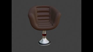 HOW TO MAKE CHAIR DESIGN IN BLENDER 1 MINIUTES [upl. by Calvinna]