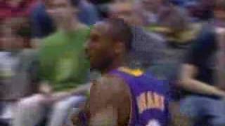 Kobe Bryant 9 THREE POINTERS v JAZZ [upl. by Shelli706]