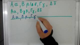 Learn Greek Lesson 2 The Greek alphabet [upl. by Sirtaeb467]