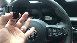 Alfa Romeo StelvioGiulia SGW Bypass  Clear Codes at home Tutorial [upl. by Iddet900]