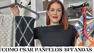 10 FORMAS DE USAR UN PAÑUELOBUFANDA DE MANERA ELEGANTE 🧣 [upl. by Aroled]