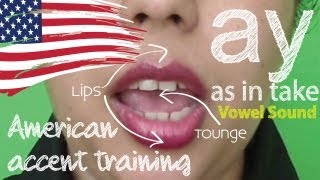 American Accent Training  Part 02  Vowel sound AY  Free English Lesson  ESL [upl. by Leonerd570]