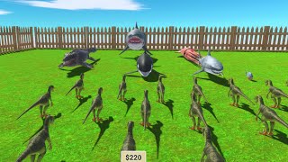 30X DEINONYCHUS VS EVERY UNIT  Animal Revolt Battle Simulator [upl. by Liagaba491]