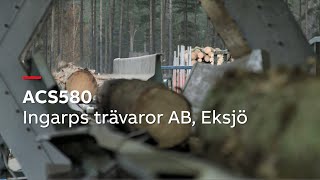 ACS580 case video Ingarps Trävaror Sweden [upl. by Fredela]