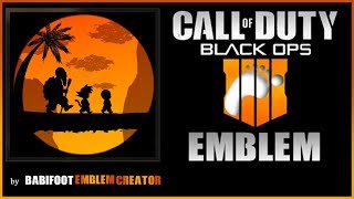 COD BO4 Emblem Tutorial  Dragon Ball [upl. by Minna]