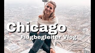 Leckerstes Frühstück  Skydeck mit Glasboden  The Bean Chicago  Flugbegleiter Vlog  andreaabaam [upl. by Lewison385]