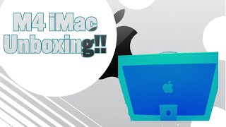 M4 iMac Unboxing [upl. by Adena]