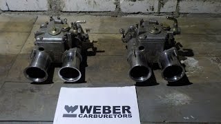 Weber Carburatori подержанные Weber 45 DCOE UsedAutoParts [upl. by Stevena666]