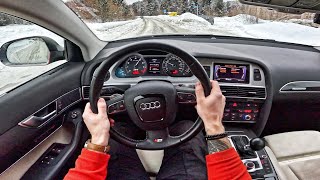 2010 Audi S6 V10 52L Quattro  POV TEST DRIVE [upl. by Trilbie]