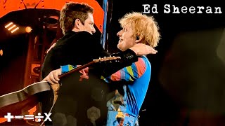 Ed Sheeran ft Brandon Flowers  Mr Brightside  Castle on the Hill  Allegiant Stadium [upl. by Johnson]