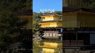 Kinkakuji temple Golden Pavilion a Kyoto [upl. by Antonie528]