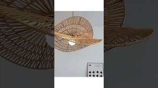 Style Wicker Pendant Light Rattan Lampshade shorts [upl. by Litha]