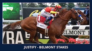 Justify wins the Triple Crown  2018 Belmont Stakes G1 [upl. by Ahsitauq]