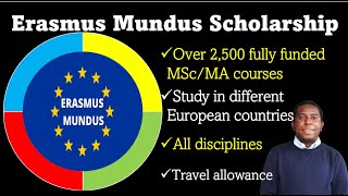 How to Apply for the Erasmus Mundus Scholarship 2025 Intake [upl. by Oilejor]