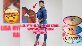 LISA HYPE BACK IN VYBZ KARTEL RAMPING SHOP SIDEM WATCHING 🤯vybzkartel [upl. by Nirrac]