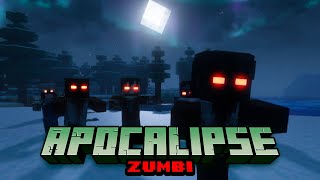 SOBREVIVENDO EM UM APOCALIPSE ZUMBI NO MINECRAFT Minecraft Mods  Cursed Walking [upl. by Lash]