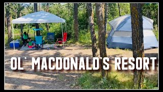 CAMPING AT OL’ MACDONALD’S RESORT [upl. by Kory]