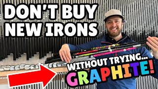 We will all be using GRAPHITE iron shafts soon golfshafts customfitting [upl. by Ai670]