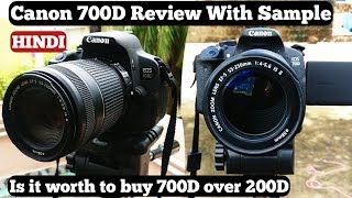 Canon 700D Review In Detail Hindi [upl. by Sashenka]