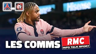 PSG 31 Rennes  Les comms’ RMC de la victoire parisienne à 4 jours du choc contre Arsenal [upl. by Siubhan]