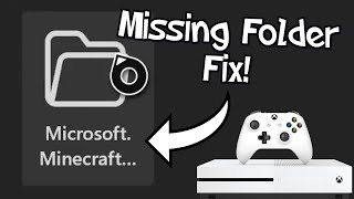 How To Fix The MicrosoftMinecraft Folder Not Appearing in Your Xbox Files MC Addons Help [upl. by Alra]