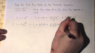 The Binomial Theorem  Fractional Powers  Expanding 12x13 [upl. by Adnilahs]