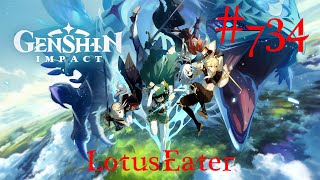 Genshin Impact Walkthrough Part 734  Lotus Eater No Commentary [upl. by Nwahsd]