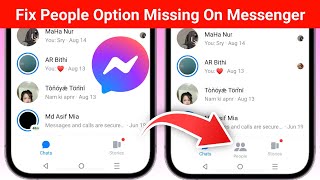 How To Fix Messenger People Option Not Showing Problem [upl. by Nosnehpets81]