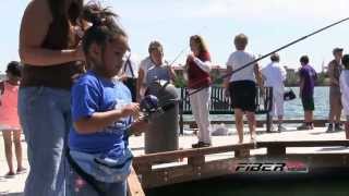 New public fishing pier at Blue Heron Park [upl. by Edahsalof]