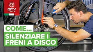 Come eliminare il contatto tra disco e pastiglie  Manutenzione base per bici da strada [upl. by Ajim160]