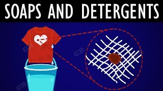 Soaps and detergents  carbon amp its compounds  10th Chemistry  CBSE  ncert class 10  X Science [upl. by Lobel]