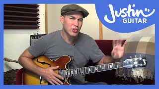 How to Tune Your Guitar To Drop D Tuning  Guitar Lesson ES021 [upl. by Kendal]