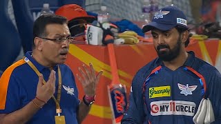 LSG Owner Sanjiv Goenka Angry on KL Rahul after LSG lost the match against SRH  SRH vs LSG [upl. by Edualc421]