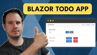 Blazor Tutorial  Creating a Todo App using Blazor Server [upl. by Mcferren]