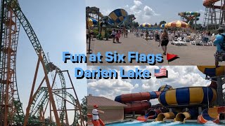 Six Flags Darien Lake USA [upl. by Aihsel367]